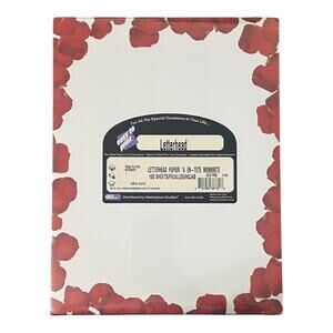 Unopened Package of “Roses Are Red” Letterhead 100 sheets
